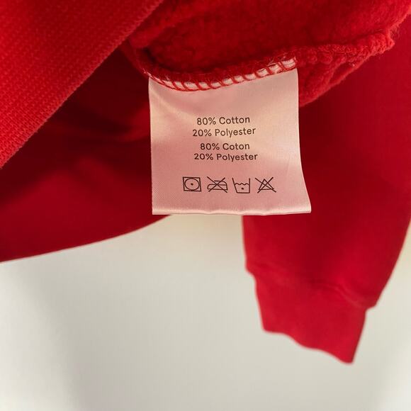 GLOSSIER Red G Pal Graphic Limited Edition Cozy Crewneck Pullover Sweatshirt XS - Picture 8 of 12